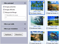Options de filtrage